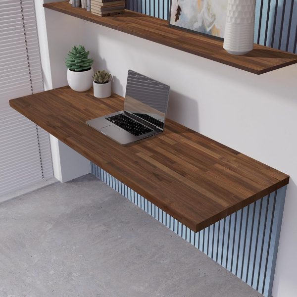 Dark Walnut Stained Acacia Butcher Block Table Top China Manufacturer Supplier - Image 3