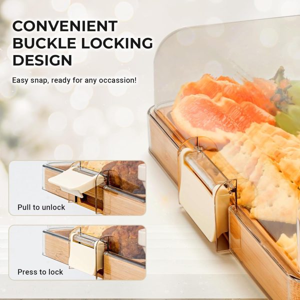 Bamboo Charcuterie Board with Lid Bamboo Cheese Board China Bamboo Cutting Boards Bamboo Products Manufacturer - Image 6