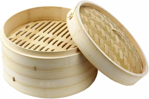 Bamboo Steamer Basket Handmade Traditional Healthy Cooking Dumpling Steamer Bamboo Wooden Products Manufacturer