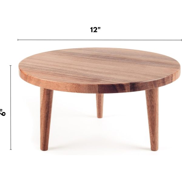 Wooden Pedestal Riser Cake Stand with Removable Legs China Supplier - Image 5