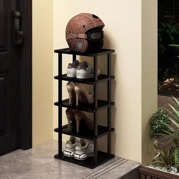 Bamboo Shoe Shelf for Entryway Closet Corner Doorway Narrow Vertical Shoe Rack China Manufacturer - Image 3