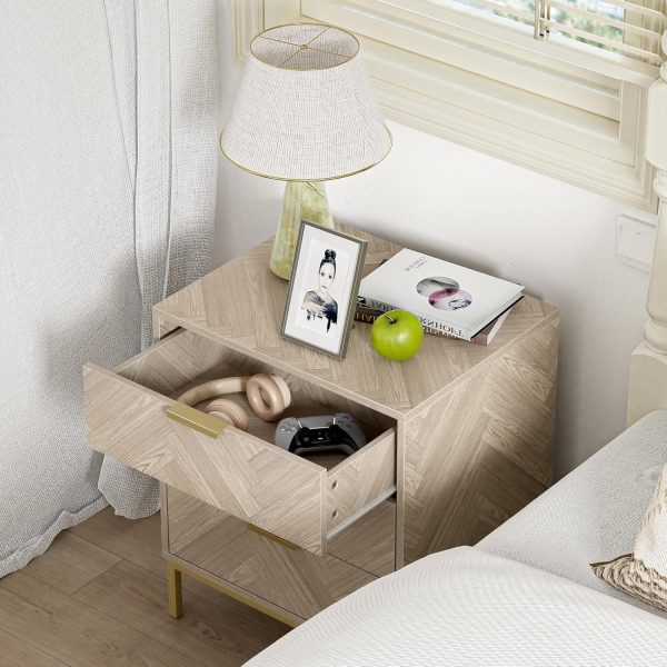 3 Drawer Nightstand Space Saving End Table for Bedroom Modern Bedside Table - Image 5