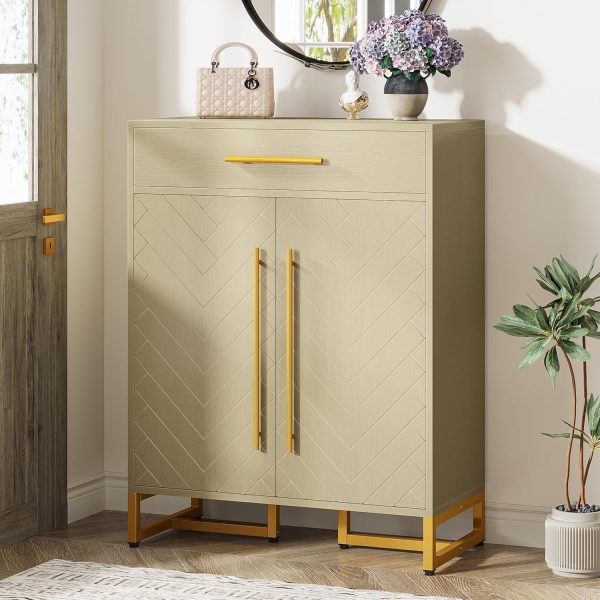Modern Shoe Rack Organizer with Adjustable Shelves for Hallways Living Room Entryway - Image 3