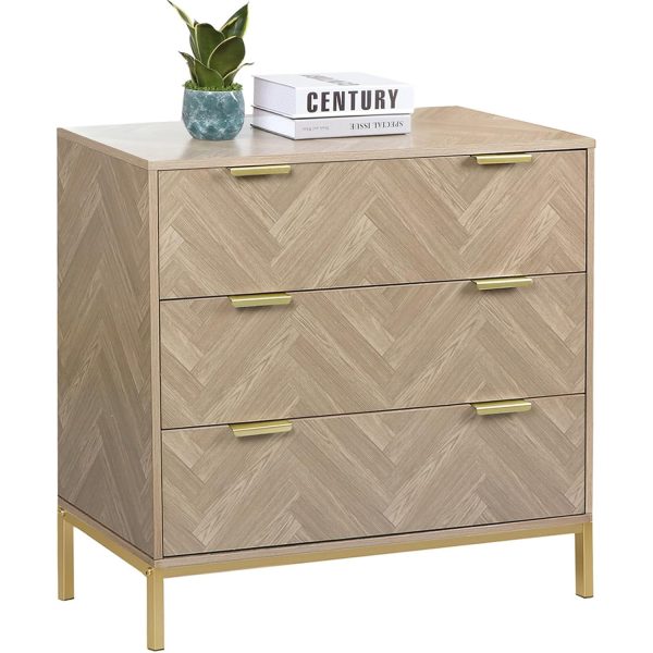 3 Drawer Chest Dresser Space Saving Bedroom Living Room Furniture Storage - Image 7