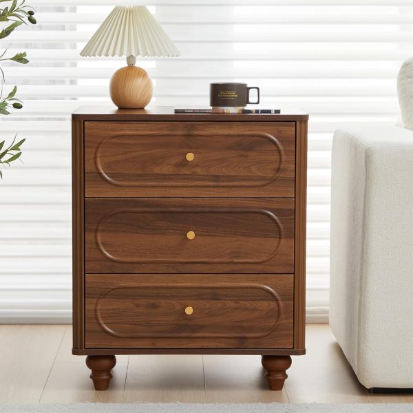 Drawer Dresser for Bedroom Clothes Accessories Storage  Bedside Table for Bedroom Nightstand with Storage Drawer - Image 7