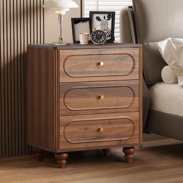 Drawer Dresser for Bedroom Clothes Accessories Storage  Bedside Table for Bedroom Nightstand with Storage Drawer - Image 5