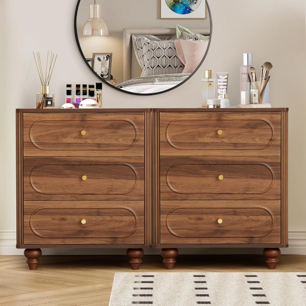 Drawer Dresser for Bedroom Clothes Accessories Storage  Bedside Table for Bedroom Nightstand with Storage Drawer - Image 3