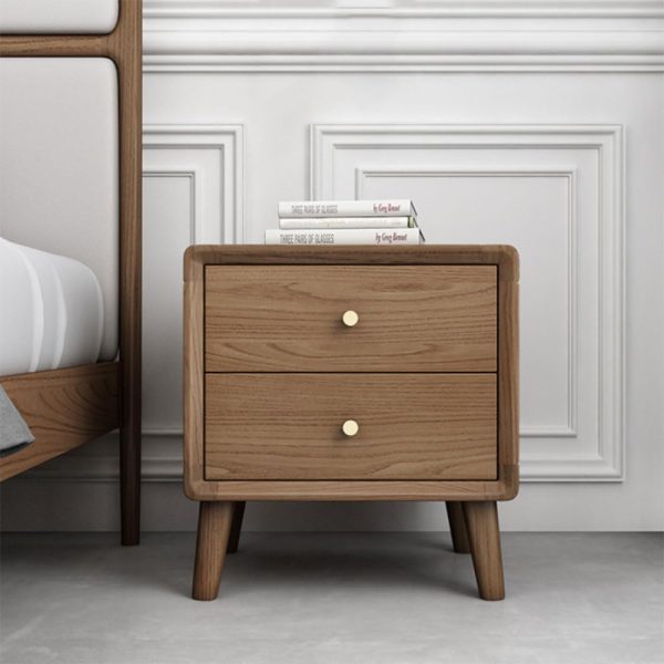 Bedside Cabinet Eco Friendly Material Quiet Drawer Operation for Bedroom Nightstand Sturdy Bedside Cabinet Shelf Bedside Cabinet - Image 6