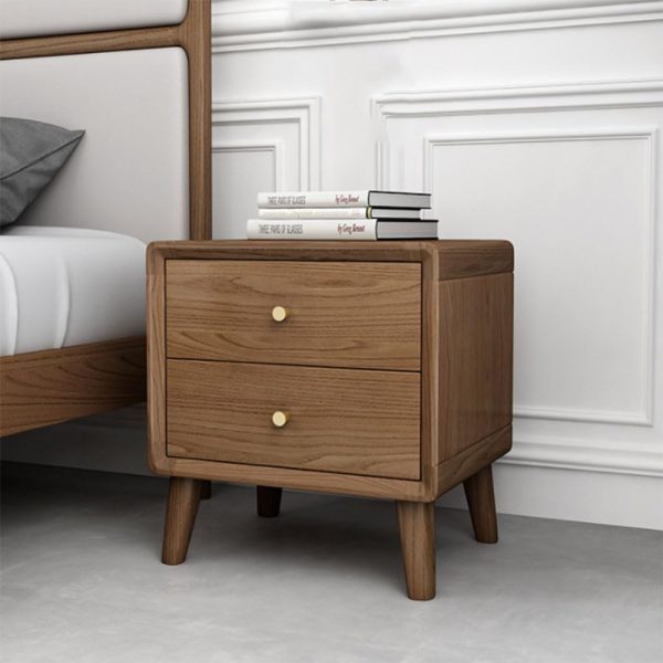 Bedside Cabinet Eco Friendly Material Quiet Drawer Operation for Bedroom Nightstand Sturdy Bedside Cabinet Shelf Bedside Cabinet - Image 5