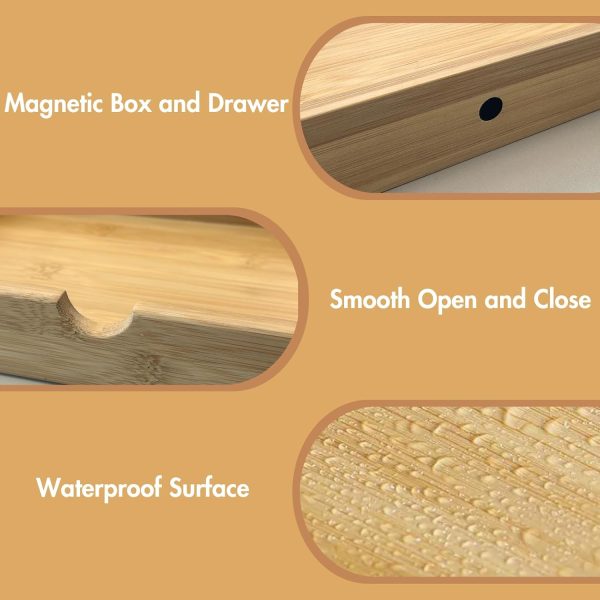 Natural Bamboo Makeup Organizer with Removable Drawer Compact Wooden Storage Box for Cosmetics Jewelry and Personal Items China Products Manufacturer - Image 5
