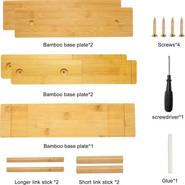 3 and 4 Tier Bamboo Display Rack Perfume and Cosmetic Organizer Multipurpose Storage Shelf for Bathroom Kitchen Counter Vanity or Dessert Stand China Products Manufacturer - Image 4