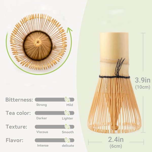 Handcrafted Bamboo Matcha Whisk Lightweight Fine Bristle Matcha Whisk China Supplier - Image 5