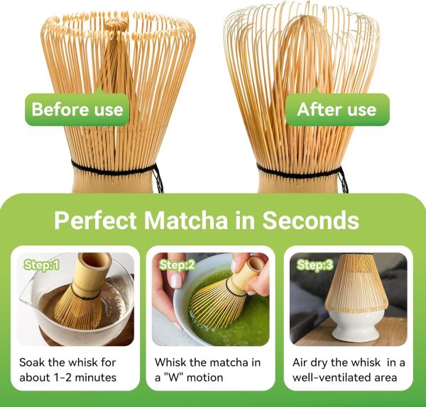 Handcrafted Bamboo Matcha Whisk Lightweight Fine Bristle Matcha Whisk China Supplier - Image 3