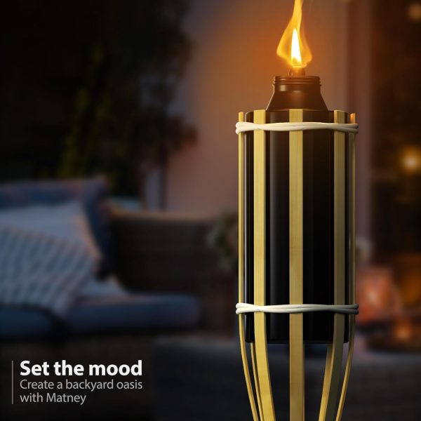 Bamboo Torches Oil Lamp 4 Feet Tall for Outside Eco Friendly Durable for Party Camping Decor Outdoor Evening Use China Supplier - Image 6