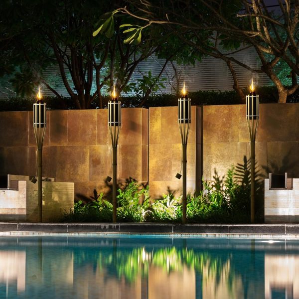 Bamboo Torches Oil Lamp 4 Feet Tall for Outside Eco Friendly Durable for Party Camping Decor Outdoor Evening Use China Supplier - Image 2