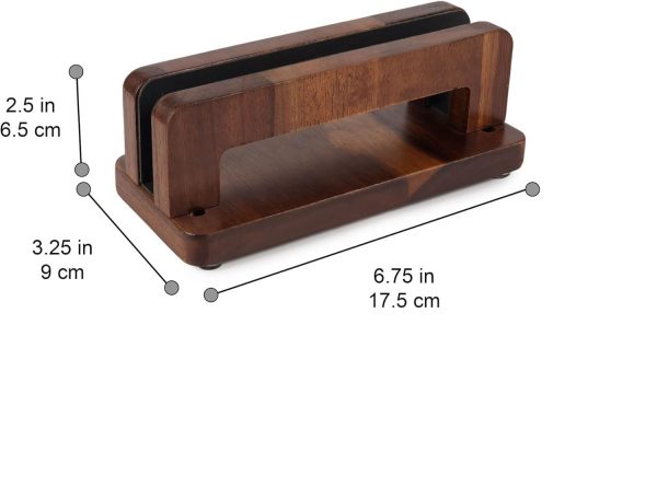 3 Slots Acacia Wood Vertical Laptop Stand Adjustable Wooden Laptop Holder Dock Non Slip Storage Rack Compatible with MacBook Surface Gaming Laptops Tablets China Products Manufacturer - Image 6
