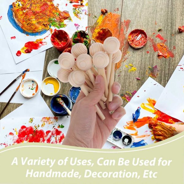 DIY Crafts Unfinished Pine Wood Bead Sticks Raw Wood Beads China Factory - Image 7