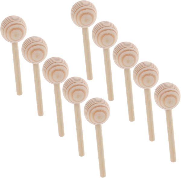 DIY Crafts Unfinished Pine Wood Bead Sticks Raw Wood Beads China Factory