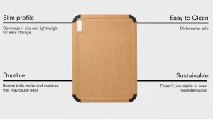 wood fiber cutting board profile