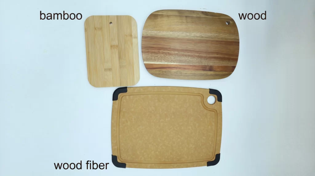 wood fiber cutting board vs bamboo cutting board vs wood cutting board