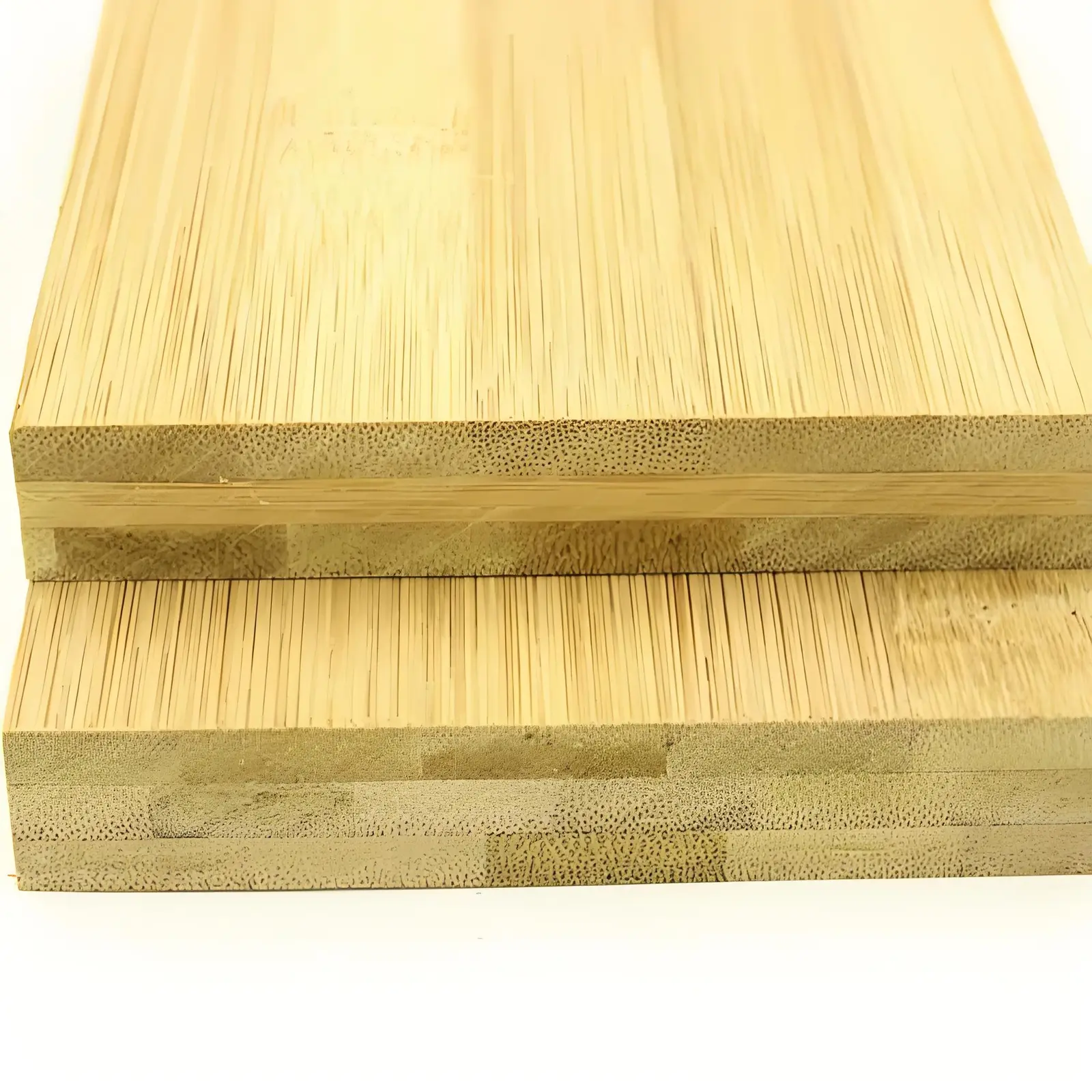 Composite multilayer horizontal-pressed bamboo plywood with visible bonded layers