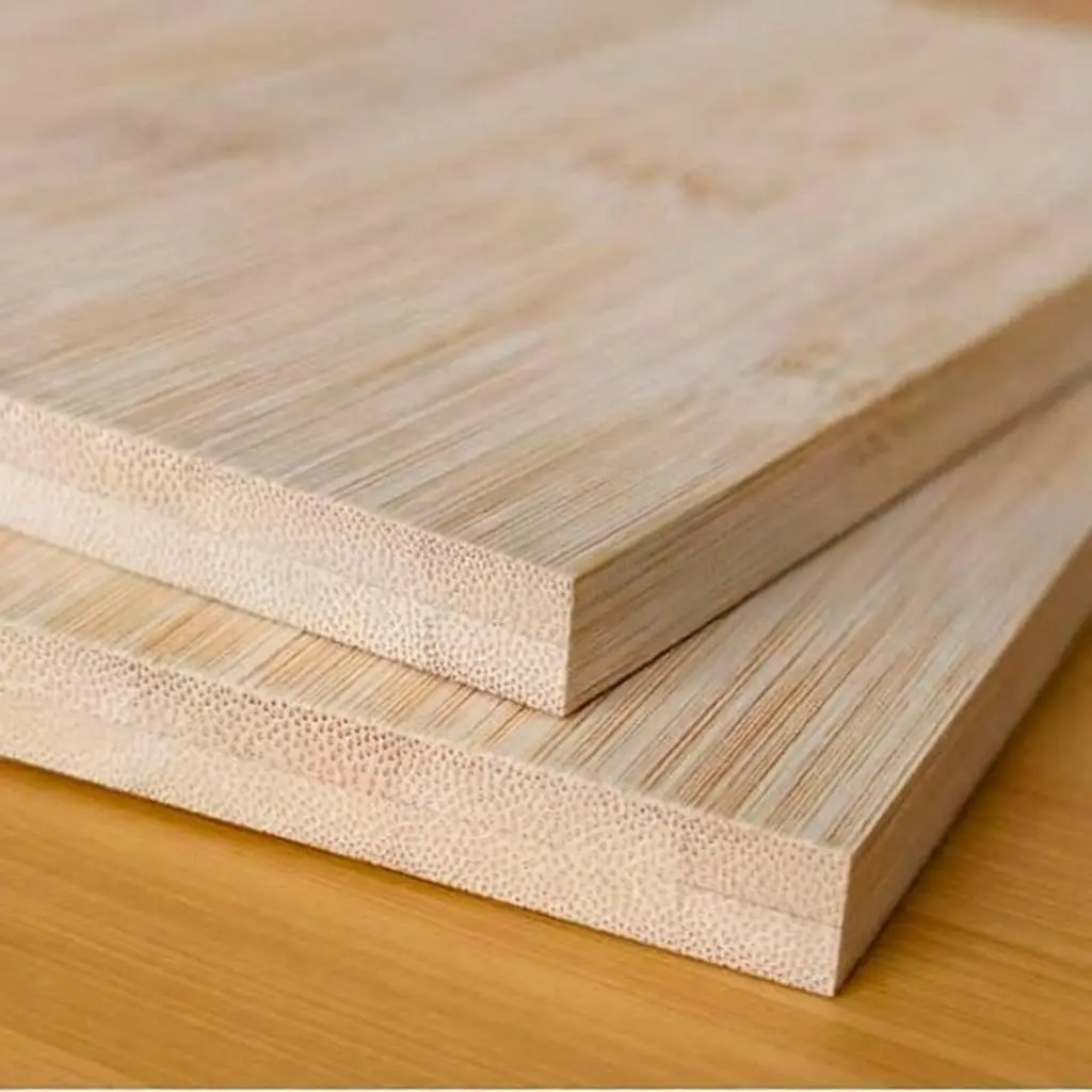 Composite double-layer horizontal-pressed bamboo plywood edge and surface