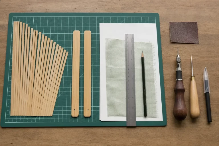how to make bamboo hand fan tools