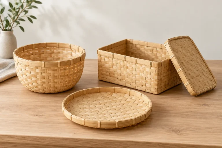 bamboo baskets types and uses